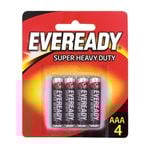Eveready AAA Super Heavy Duty Batteries - 4 Pack