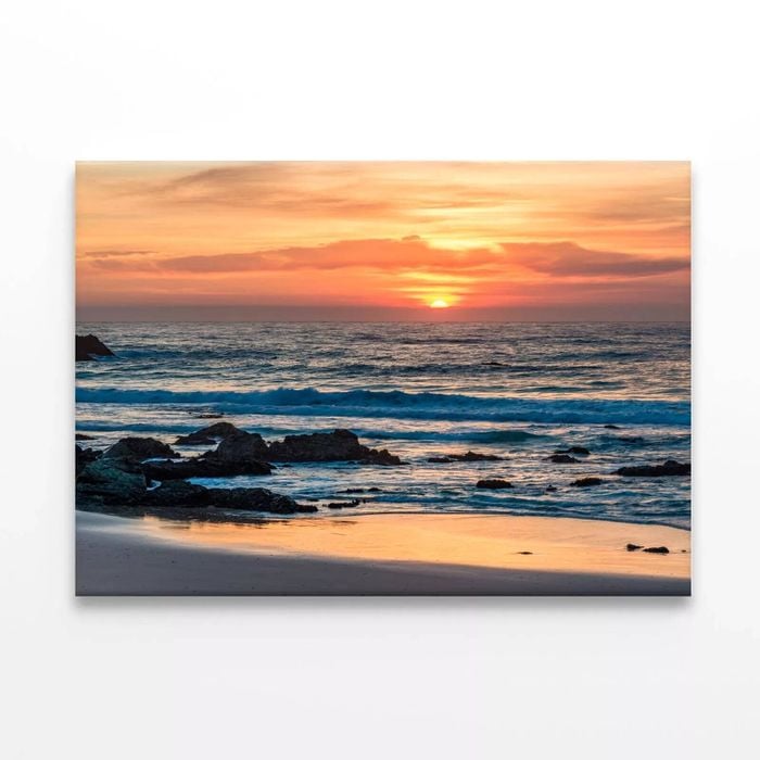 Peaceful Sunrise at Beach  Print 100% Australian Made 120 x 90cm  (Stretched)