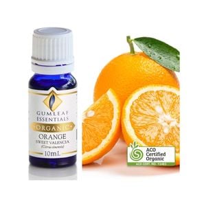 Organic Orange Sweet Valencia Pure Essential Oil 10ml