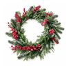 Un-Real 55cm Artificial Christmas Frosted Wreath