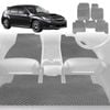 6D Diamond Car Floor Mats for Subaru Impreza 2007-2011-Full Set-Grey-Outback GT