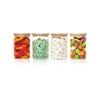 Bamboo 4 Piece Round Canister Set 10x13cm Scullery