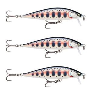 3x Rapala 9.5cm Countdown Sinking Hardbody Balsa Fishing Lures - Gilded Yamame