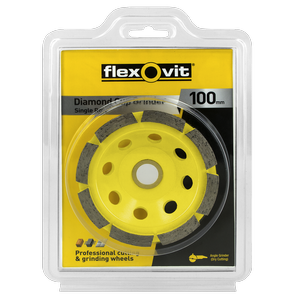 Flexovit 100mm Diamond Cup Grinder