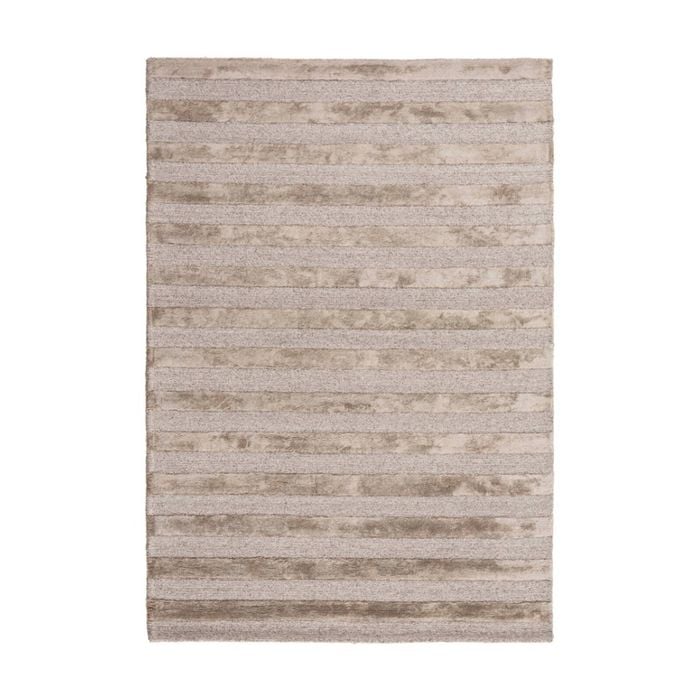 Colorscope shimmer lines contemporary indoor rug taupe 250x300cm