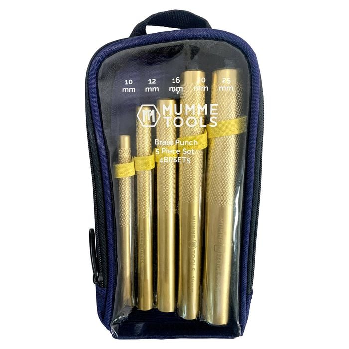 Mumme Tools 5 Piece Brass Punch Set