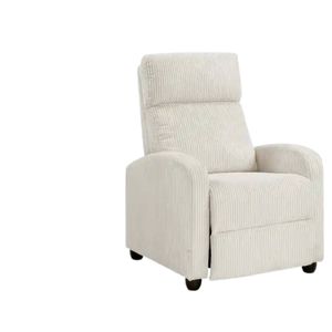 Austen Push Back Recliner Chair - Beige