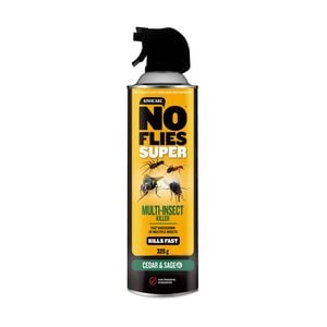 Kiwicare 325g No Flies Super Spray Cedar & Sage
