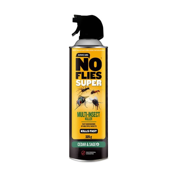 Kiwicare 325g No Flies Super Spray Cedar & Sage