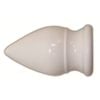 Windoware Curtain Cafe Rod End Acorn White 2pk
