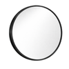 Barelli 800x800mm Signature High Specification Fiora Matte Black Round Framed Mirror