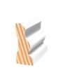 Porta 42x18mm 2.7m Colonial Architrave TABMA AS.2 Pre Primed FJ Pine