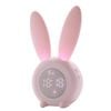 Catzon Bunny Alarm Clock With Night Light 6 Ringtones Rechargeable