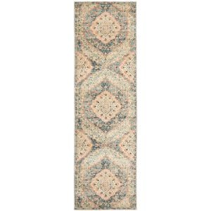 Quest 150 Navy Runner 400X80Cm Rug