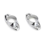 Sandleford 19mm Chrome Oval Flange - 2 Pack