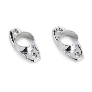 Sandleford 19mm Chrome Oval Flange - 2 Pack
