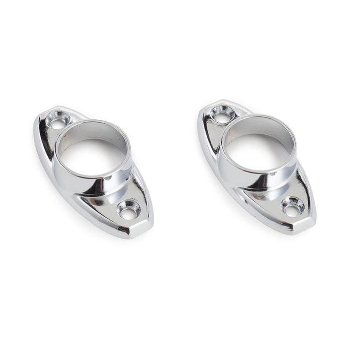 Sandleford 19mm Chrome Oval Flange - 2 Pack