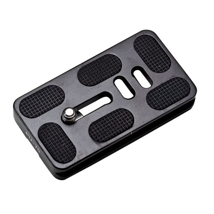 Benro PU70 Arca-Swiss Style QR Plate Tripod Camera Mount Accessory Black