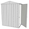 Build-a-Shed 1.5 x 0.8 x 2.3m Gable Shed with Single Hinged Side Door - Zinc