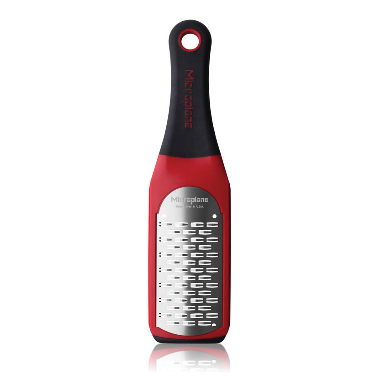 Microplane Artisan Medium Ribbon Grater Stainless Steel Zester - Red ...