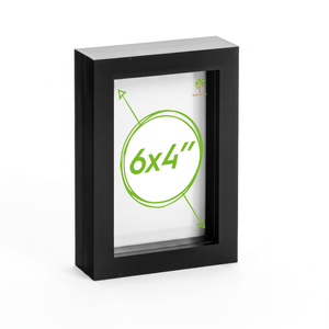 Nicola Spring Box Picture Glass Photo Frame, Standing & Hanging - For 4x6" (10x15cm) Photos