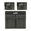 Jupio 2x Batteries 1200mAh & USB Dual Charger Kit For Panasonic DMW-BLC12E