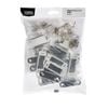 Taskmaster 46mm White Magnetic Door Catches - 20 Pack