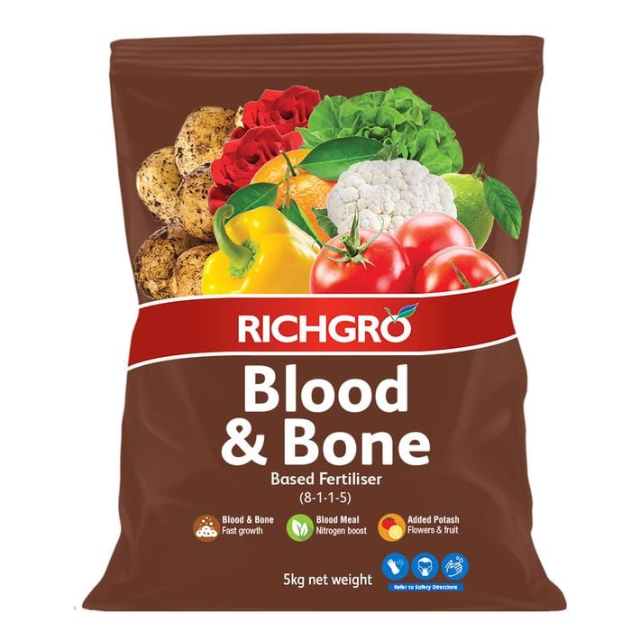 Richgro 5kg Blood and Bone Based Fertiliser