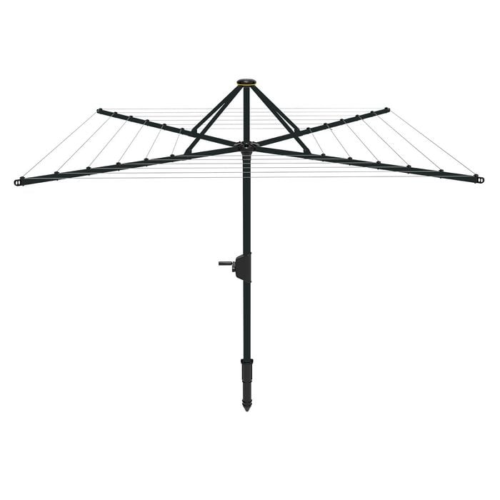 Daytek 38m MK2 Rotary Clothesline - Black Satin