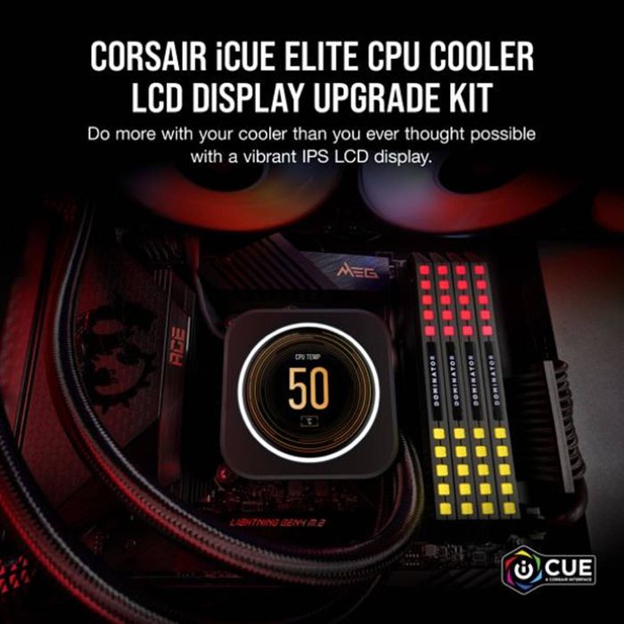 CORSAIR iCUE ELITE CPU Cooler LCD Display Upgrade Kit