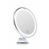 Magnifying Lighted Makeup Mirror LED Lights with Locking Suction Cordless Travel Vanity