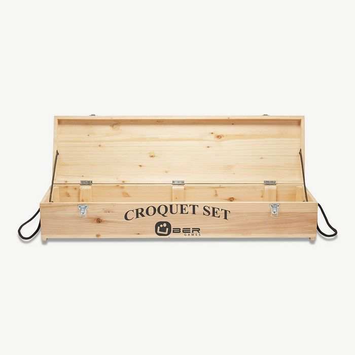 Wooden Storage Box - Fits A 4 Player Croquet Set