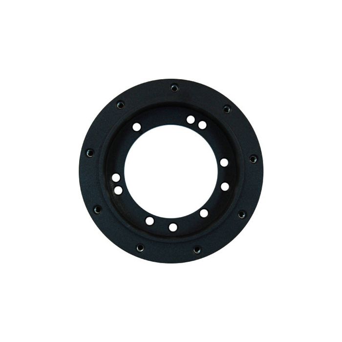 Cal Custom Black 9 Hole Steering Wheel Adaptor to suit 5 or 6 Hole Steering Hub/Boss