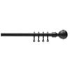 Windoware 120 - 210cm Black Globe Expandable Rod