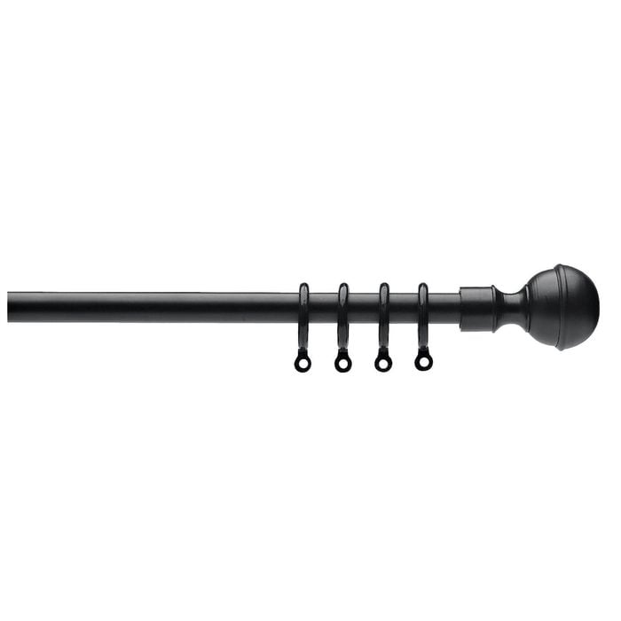 Windoware 120 - 210cm Black Globe Expandable Rod