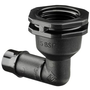 Pope 13mm Barbed x 15mm BSPF Threaded Elbow