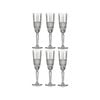 RCR Brilliante Champagne Flute Glasses 185ml - Set Of 6