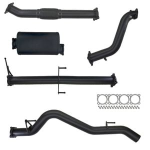 Ignite Exhausts Turbo Back For Mitsubishi Mn Triton 2.5l 3" No Cat With Muffler 409 Stainless Steel