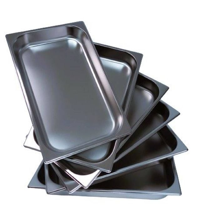 LCE Gastronorm GN Pan Full Size 1/1 GN Pans 65mm (Pack of 6)