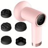 NNEOBA Portable Wireless Massage Gun Handheld Fat Pushing Machine Pink