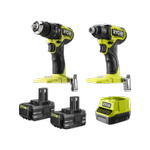 Ryobi 18V ONE+ HP Brushless Compact 2-Piece Kit