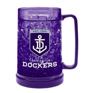 AFL Colour Freeze Mug - Fremantle Dockers - 500ML - Gel Freeze Drink Cup