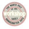Gibson Gifts Santa's Workshop LED Wall Hanging Plaque Home Decor 36x36cm