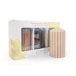 Lite Me Citronella Vanilla Pillar Candle - 3 Pack