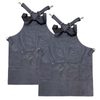 2x BUFFALO LEATHER APRON Cooking Chef Hairdresser Waterproof Durable Brown