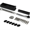 NNEOBA Magnetic Frame Tool Box Inner Storage Bag with Wrench Black