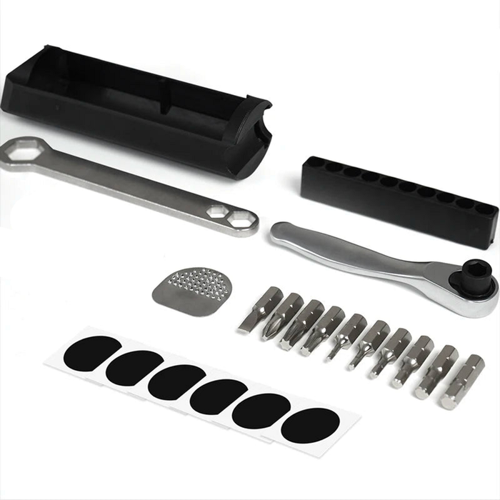 NNEOBA Magnetic Frame Tool Box Inner Storage Bag with Wrench Black