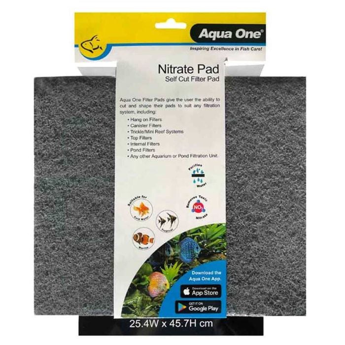 Aqua One Nitrate Pad - Self Cut Filter Pad 25.4cm X 45.7cm