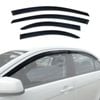 AUSGO Weather Shields for Mitsubishi Lancer Sedan 2007-2017 Weathershields Window Visors Wind Deflectors