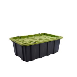 Montgomery 40L Grey And Green Heavy Duty Storage Container